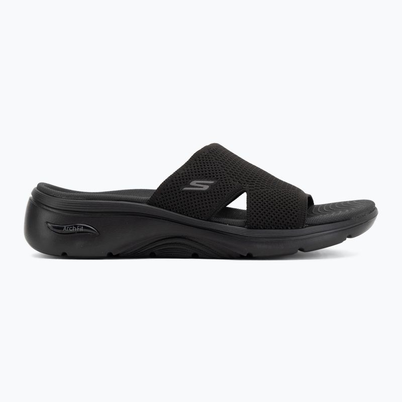 Шльопанці жіночі SKECHERS Go Walk Arch Fit 2.0 Dakota black 2