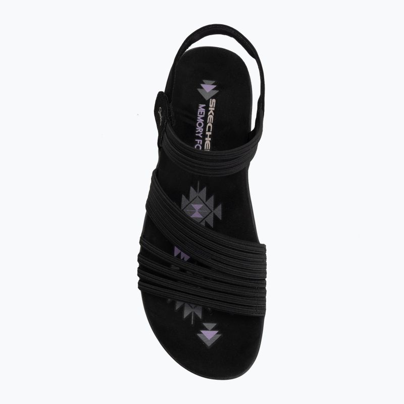 Сандалі жіночі SKECHERS Reggae Slim Coffee Run black 5