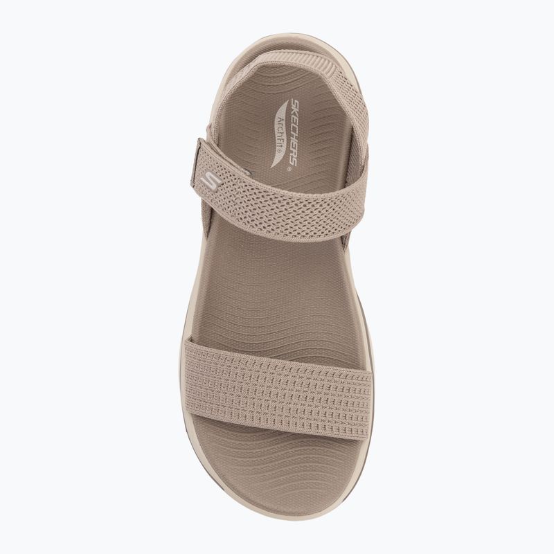 Сандалі жіночі SKECHERS Go Walk Arch Fit 2.0 taupe 5