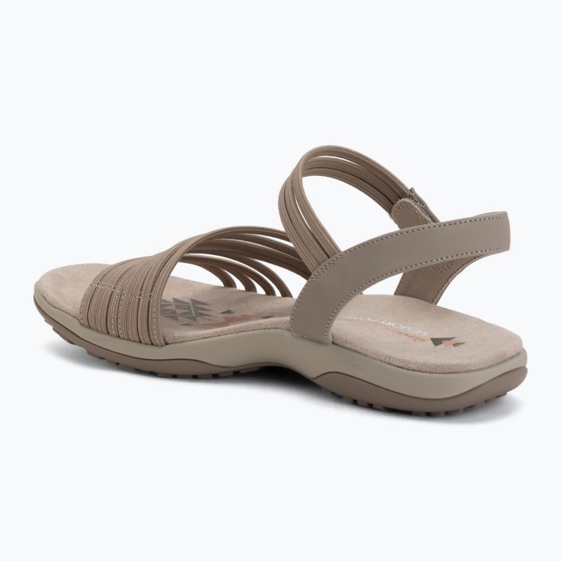 Сандалі жіночі SKECHERS Reggae Slim Coffee Run gray 3