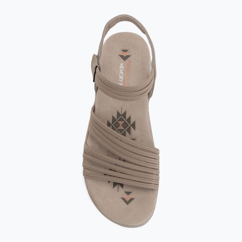 Сандалі жіночі SKECHERS Reggae Slim Coffee Run gray 5