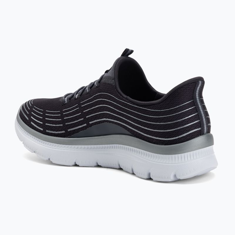 Кросівки жіночі SKECHERS Summits Plus Soft Luster charcoal/silver 3