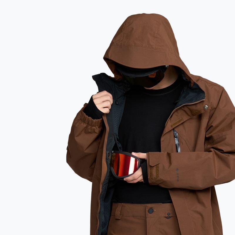 Чоловіча куртка для сноуборду Volcom L Insulated GTX brown 8