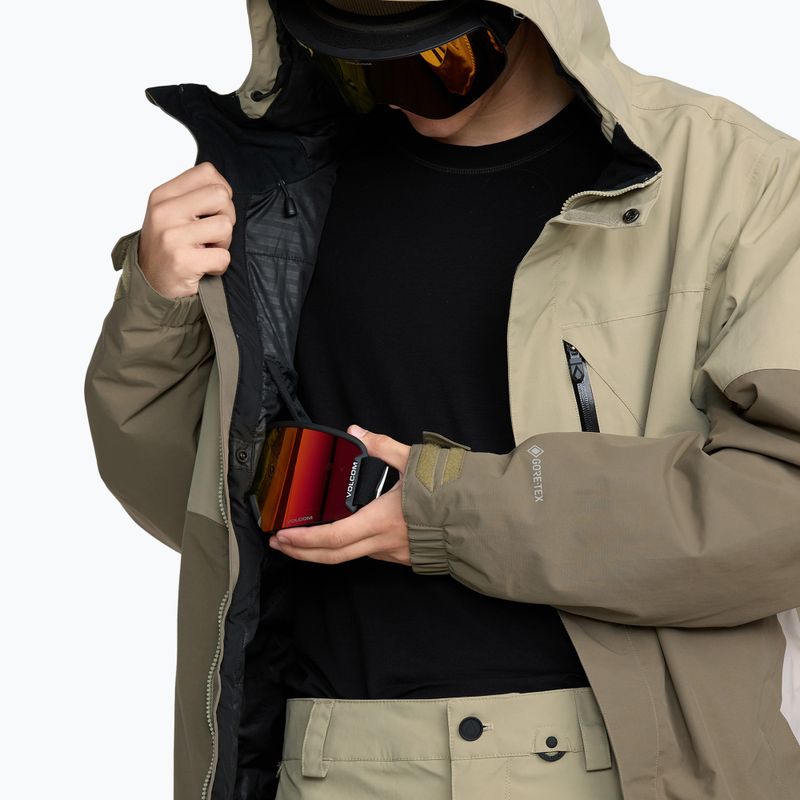 Куртка для сноуборду чоловіча Volcom L Insulated GTX moss green 8