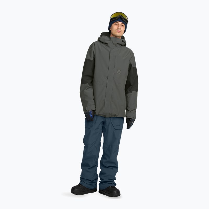 Куртка для сноуборду чоловіча Volcom Primary Insulated dark grey 2