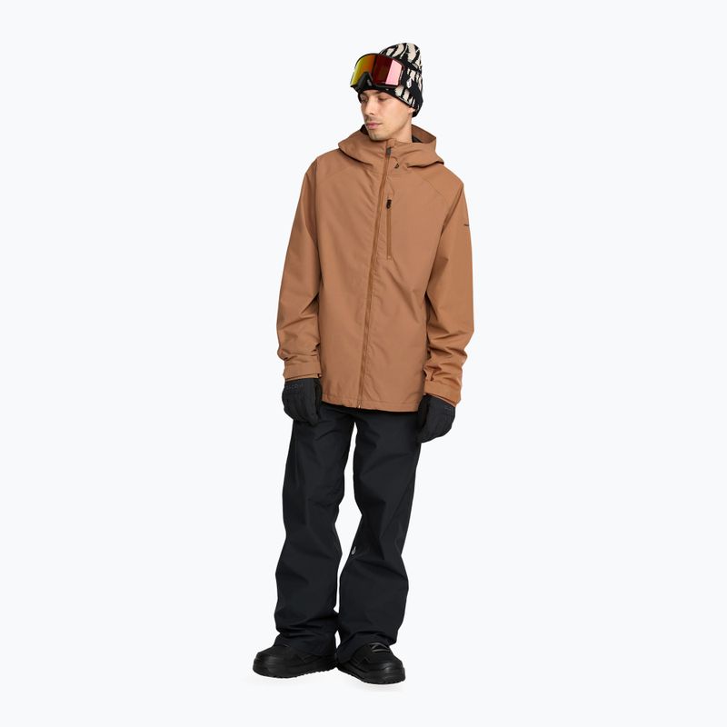 Куртка для сноуборду чоловіча Volcom 2836 Insulated terra brown 2
