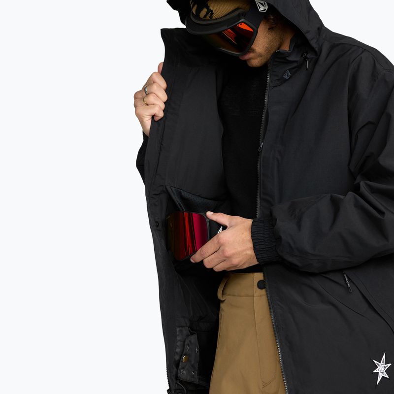 Чоловіча куртка для сноуборду Volcom Longo GTX black 10