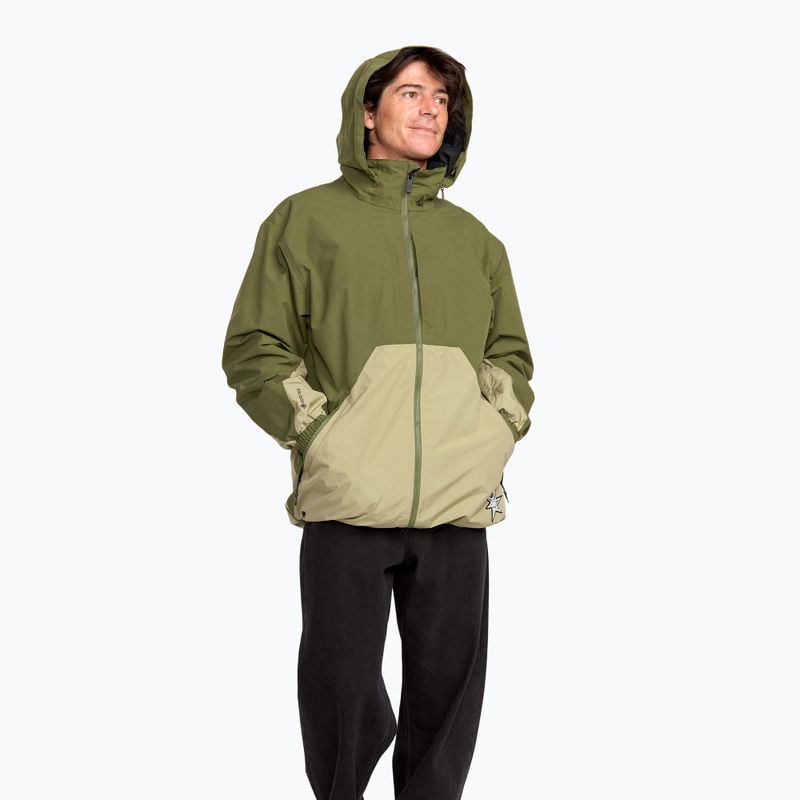 Куртка для сноуборду чоловіча Volcom Longo GTX dark olive 5