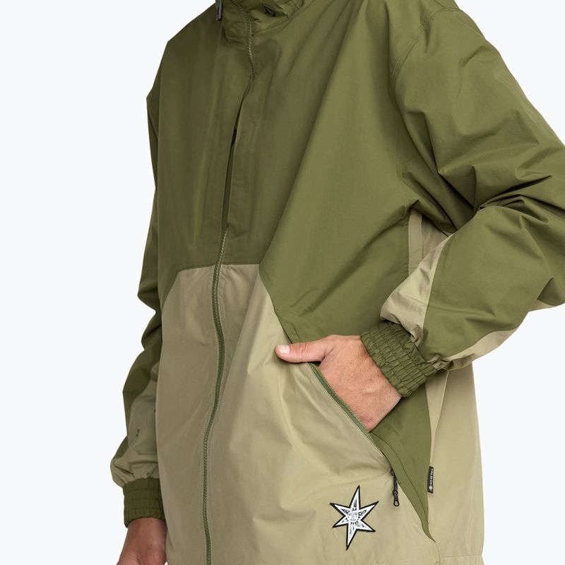 Чоловіча куртка для сноуборду Volcom Longo GTX dark olive 8