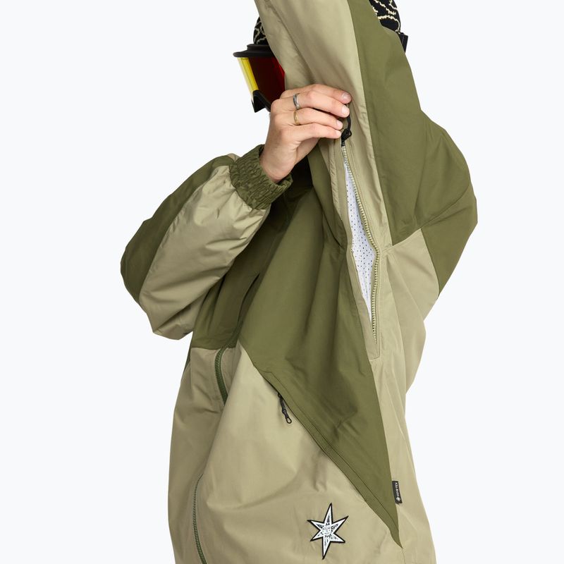 Чоловіча куртка для сноуборду Volcom Longo GTX dark olive 9