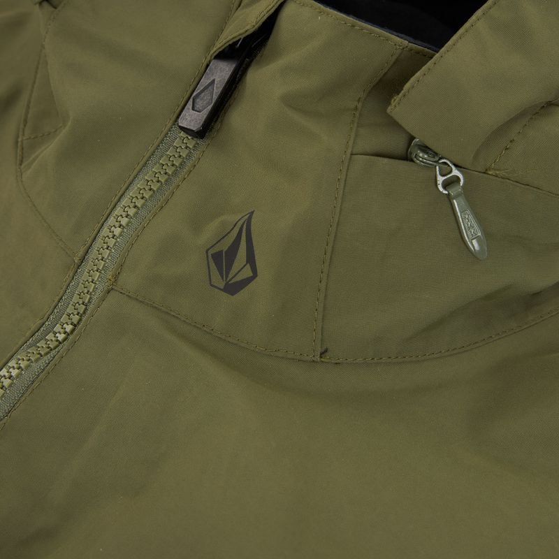 Чоловіча куртка для сноуборду Volcom Longo GTX dark olive 15