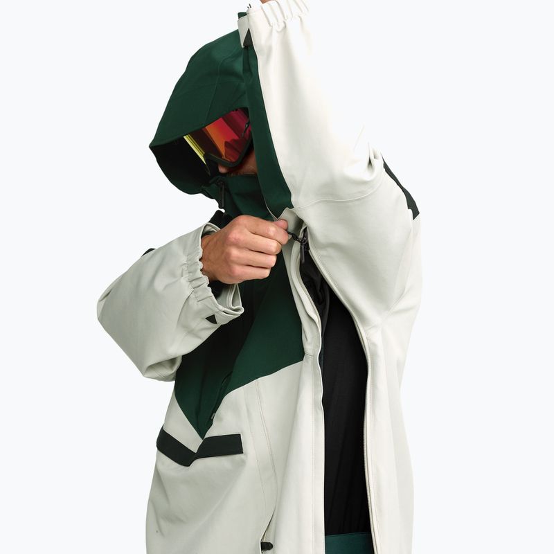 Чоловіча куртка для сноуборду Volcom Brighton Pullover stone 9