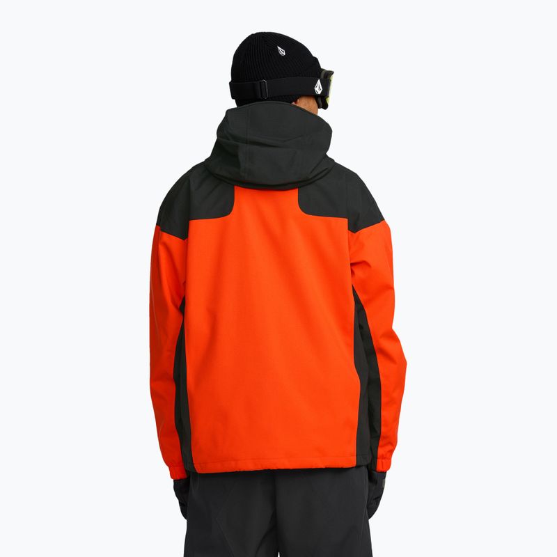 Куртка для сноуборду чоловіча Volcom Kleveland orange shock 3