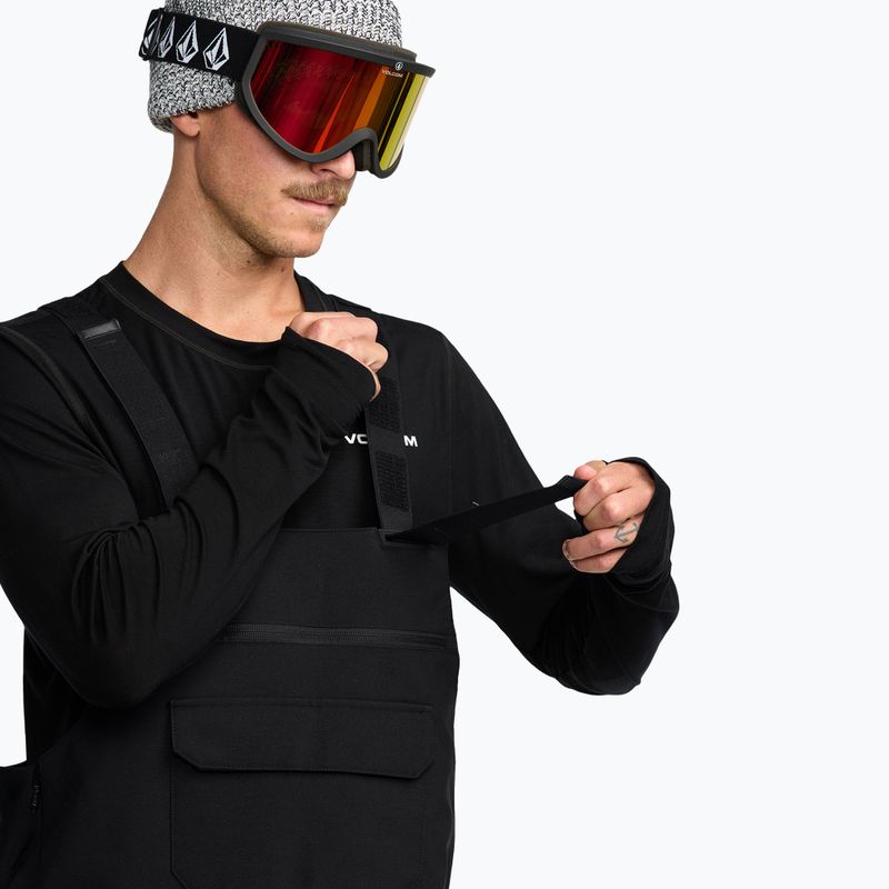 Штани для сноуборду чоловічі Volcom Roan Bib Overall black 7