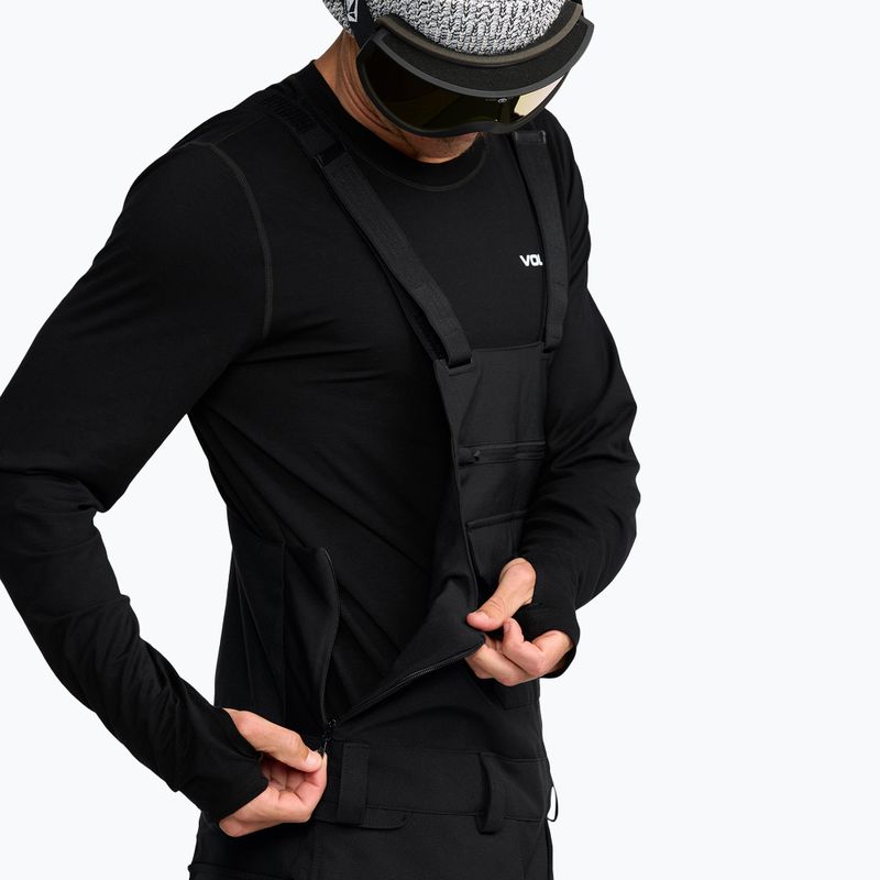 Чоловічі штани для сноуборду Volcom Roan Bib Overall black 8