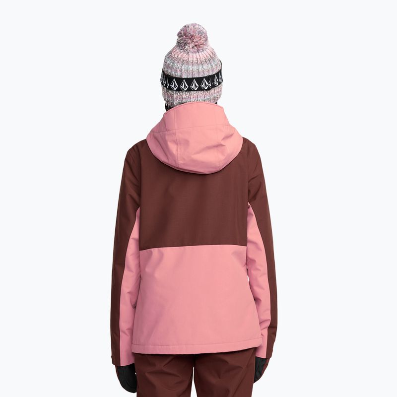 Жіноча лижна куртка Volcom Bolt Insulated oxblood 3