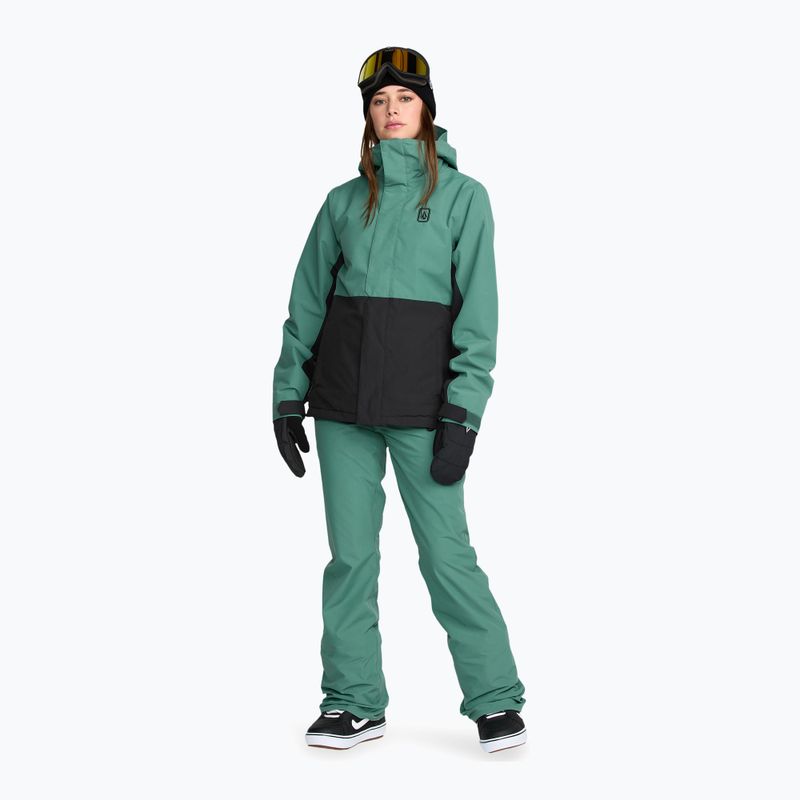 Куртка гірськолижна жіноча Volcom Bolt Insulated spruce green 2