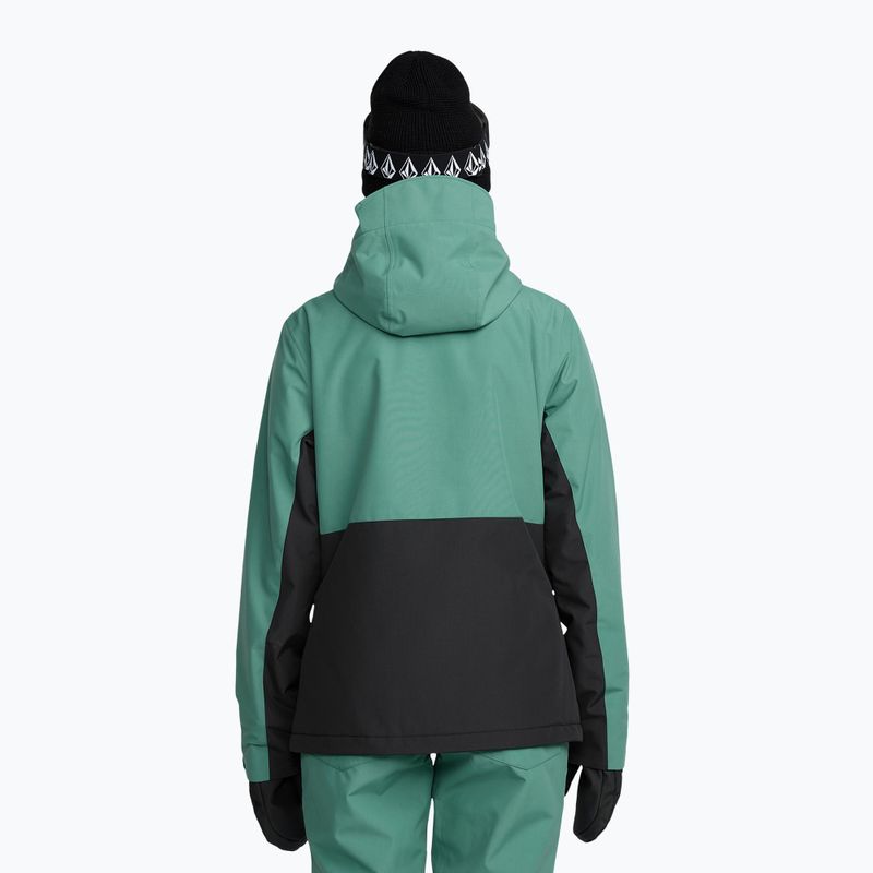 Куртка гірськолижна жіноча Volcom Bolt Insulated spruce green 3