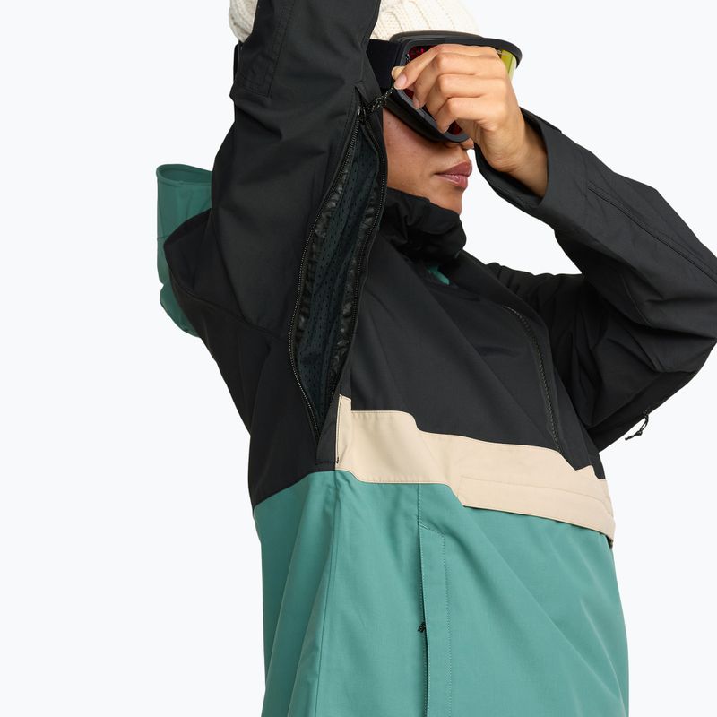 Куртка для сноуборду жіноча Volcom Harlan Pullover spruce green 7