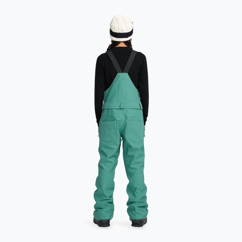 Штани гірськолижні жіночі Volcom Swift Bib Overall spruce green 3