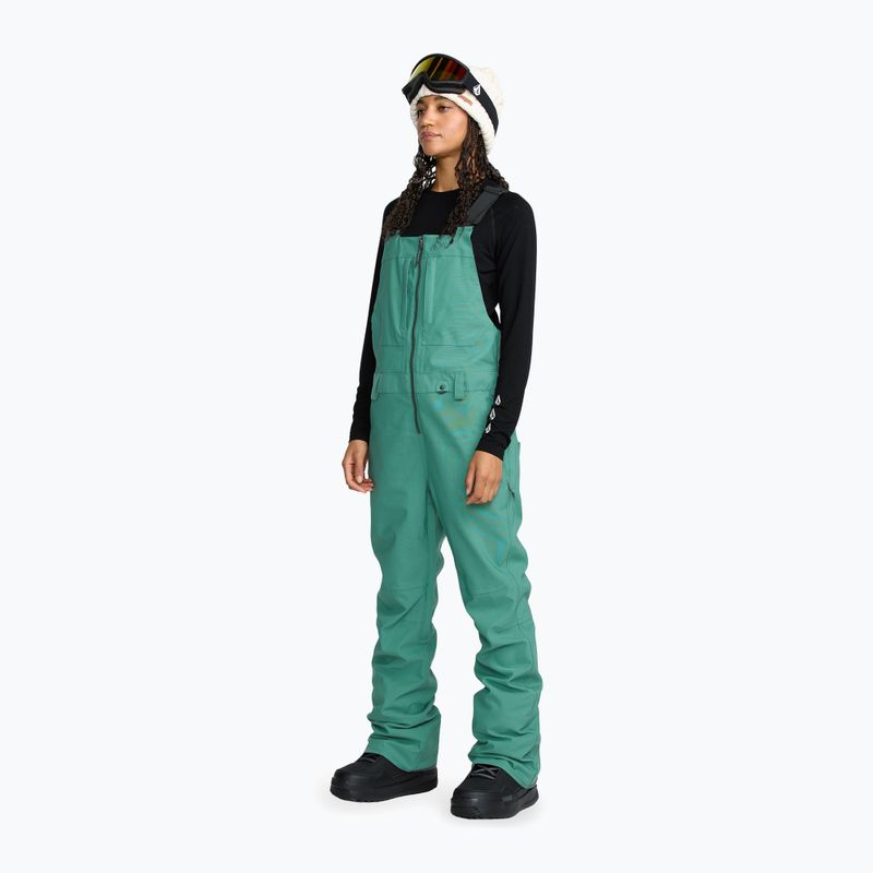 Жіночі лижні штани Volcom Swift Bib Overall spruce green 5