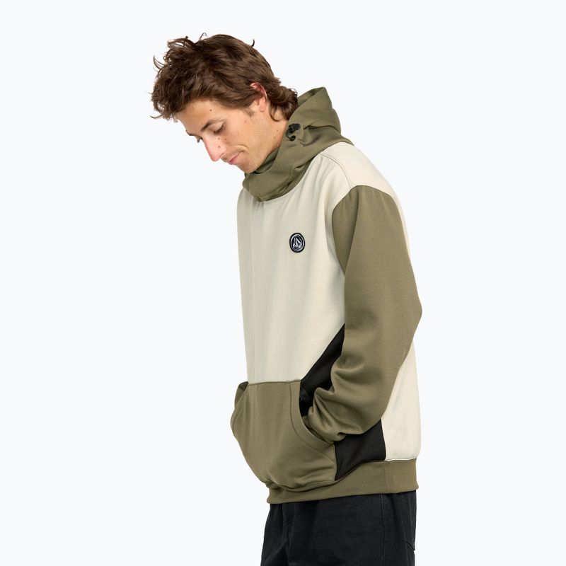 Кофта для сноуборду чоловіча Volcom Hydro Riding Hoodie military 5