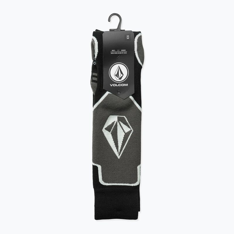 Шкарпетки гірськолижні чоловічі Volcom Shield Wool Blend OTC black 4