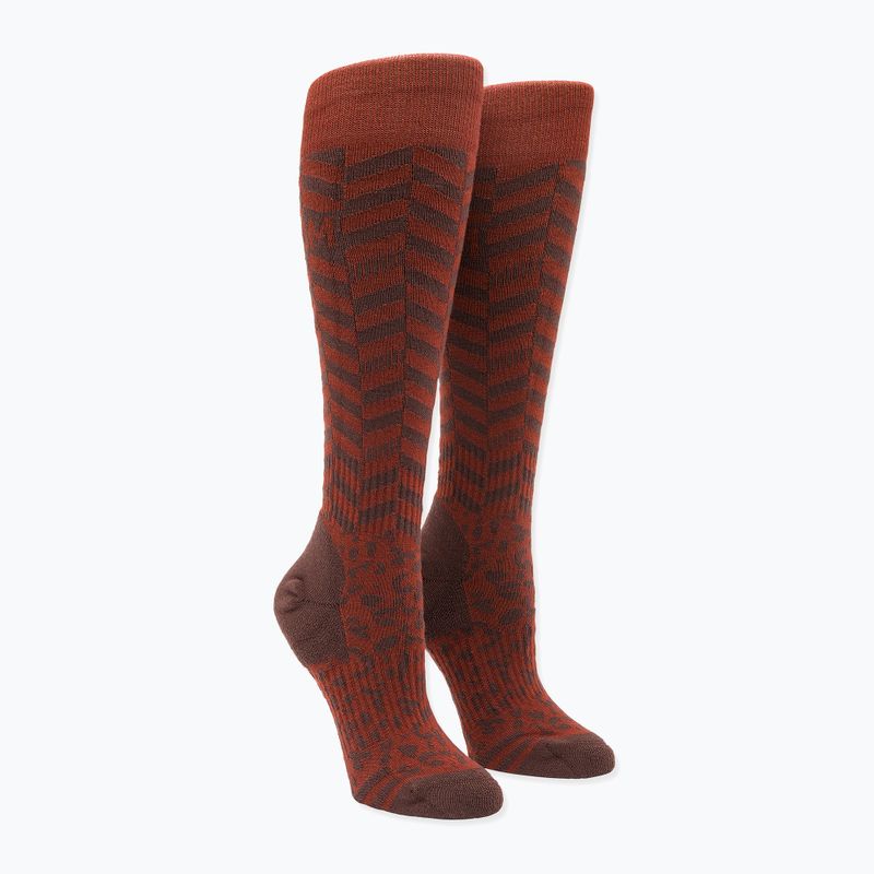 Шкарпетки гірськолижні жіночі Volcom Cheetah Chev Otc henna
