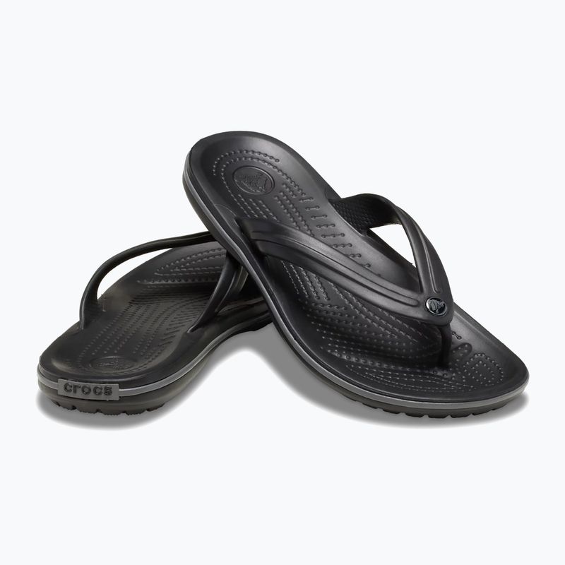 В'єтнамки Crocs Crocband Flip black/slate grey 2