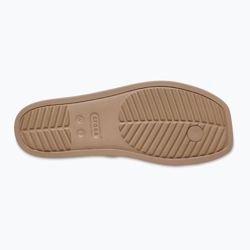 Шльопанці жіночі Crocs Miami Toe Loop Sandal milk chocolate 10