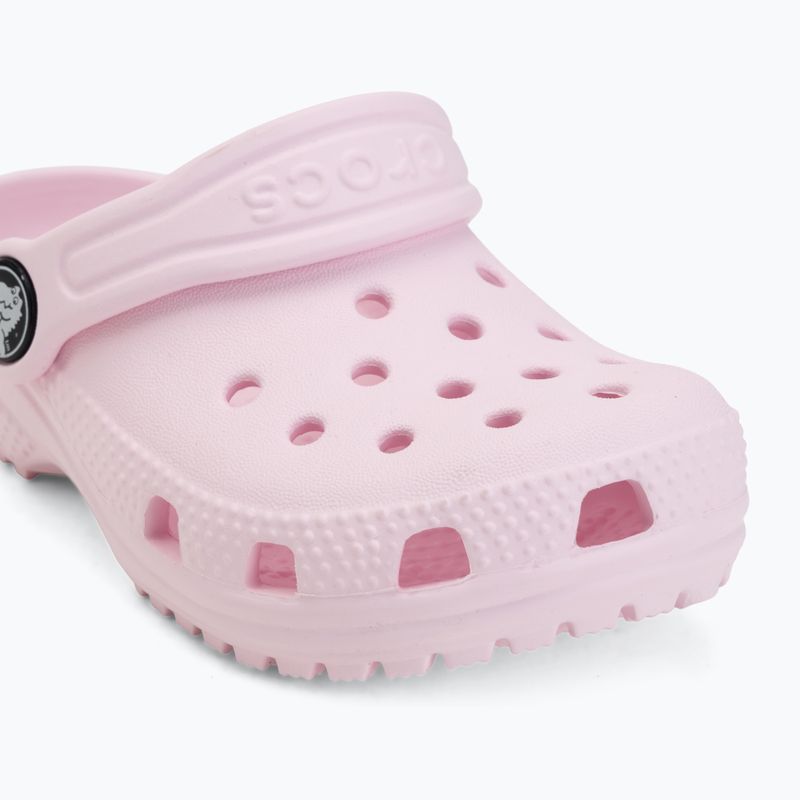 Шльопанці дитячі Crocs Classic Clog Toddler pink milk 8
