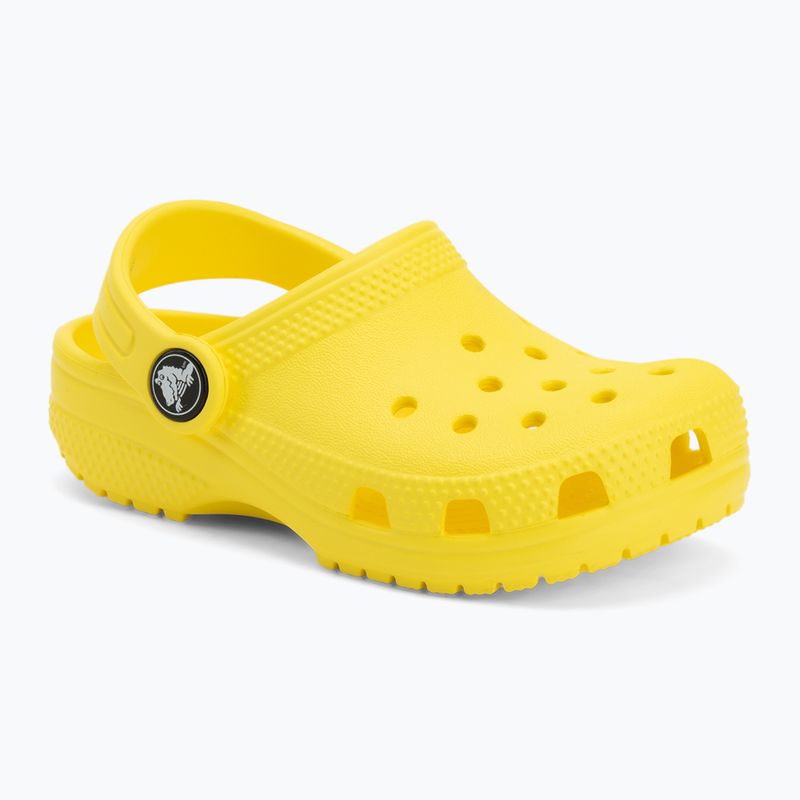 Шльопанці дитячі Crocs Classic Clog Toddler cyber yellow 2