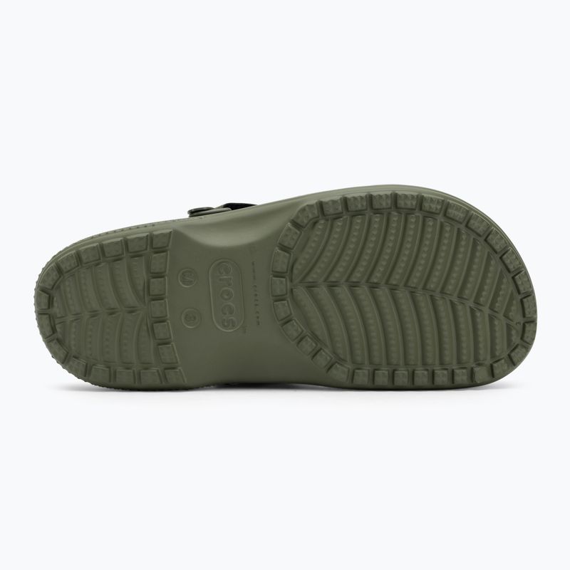 Шльопанці чоловічі Crocs Yukon Vista II LR Clog army green 5