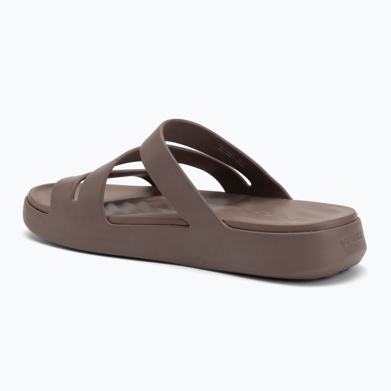 Шльопанці Crocs Getaway Strappy truffle 3
