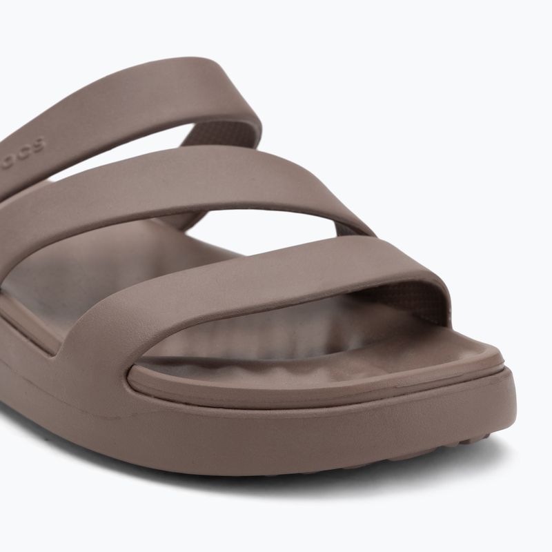 Шльопанці Crocs Getaway Strappy truffle 7