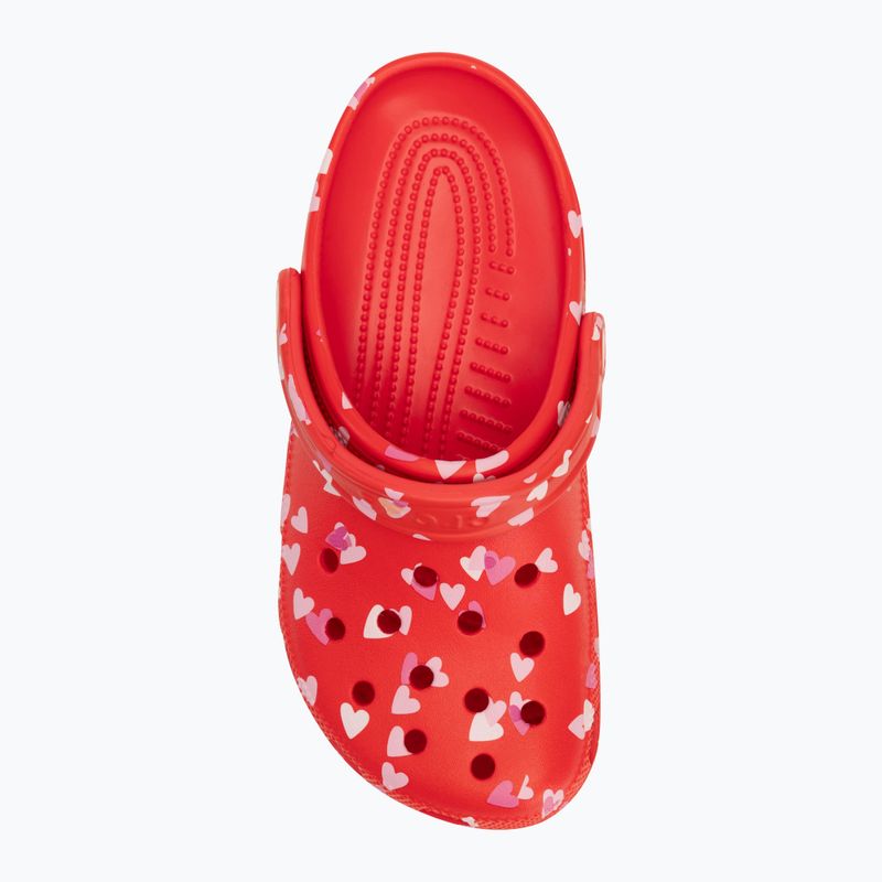 Шльопанці Crocs Classic Valentines Day Clog cherry red 7