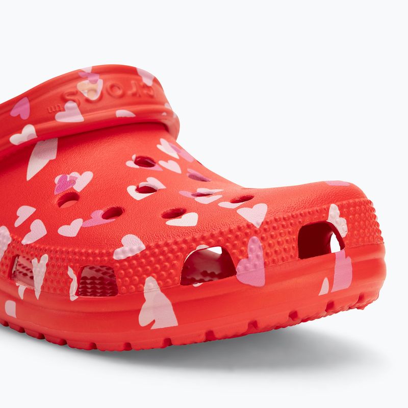 Шльопанці Crocs Classic Valentines Day Clog cherry red 8