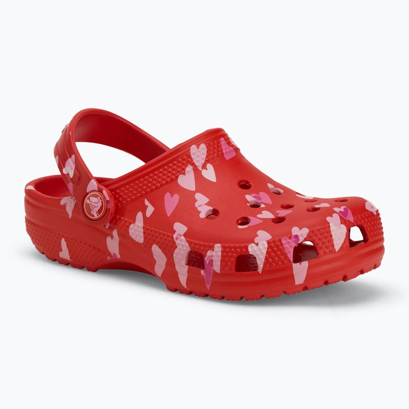 Шльопанці дитячі Crocs Classic Valentines Day Clog Kids cherry red 2