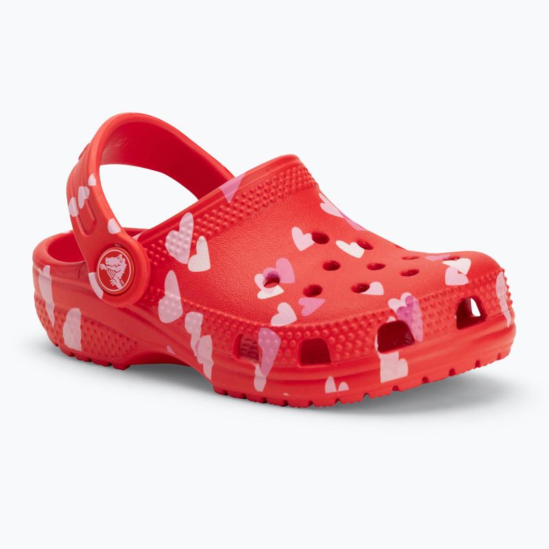Шльопанці дитячі Crocs VDay Clog Toddler cherry red 2