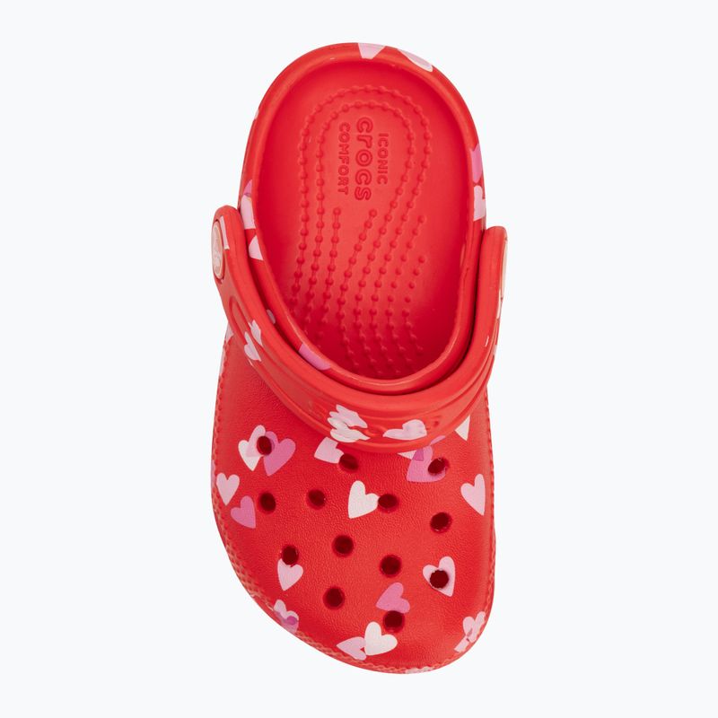 Шльопанці дитячі Crocs VDay Clog Toddler cherry red 6