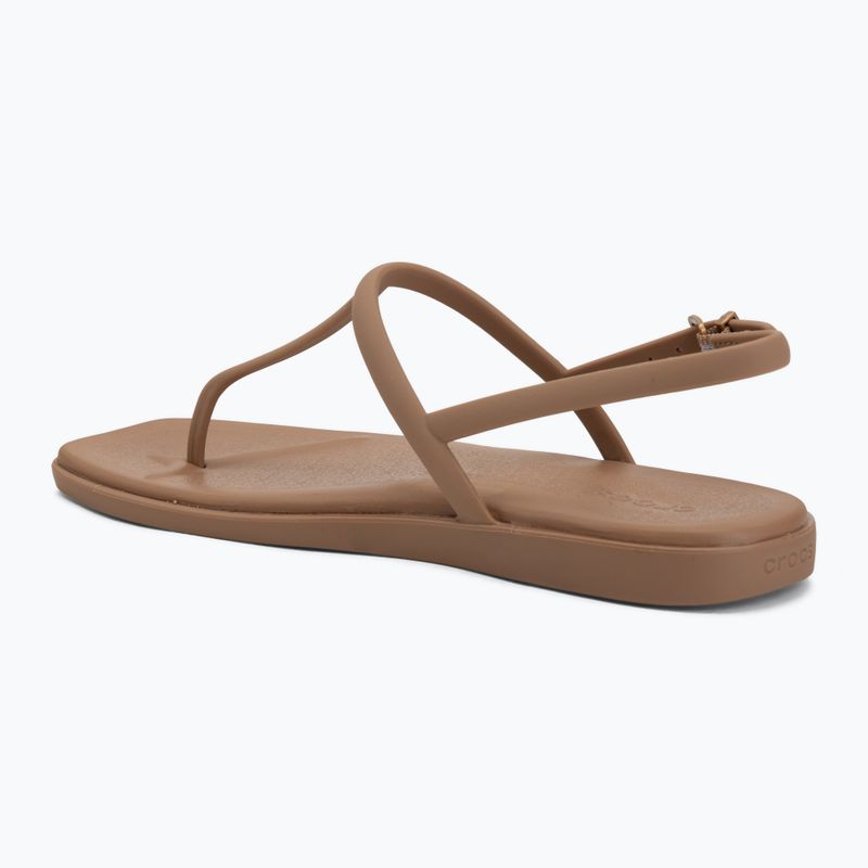 Сандалі жіночі Crocs Miami Thong Flip milk chocolate 3