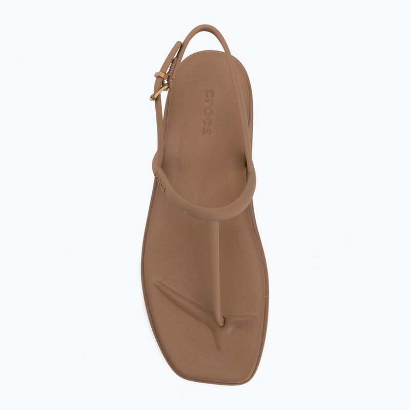 Сандалі жіночі Crocs Miami Thong Flip milk chocolate 5