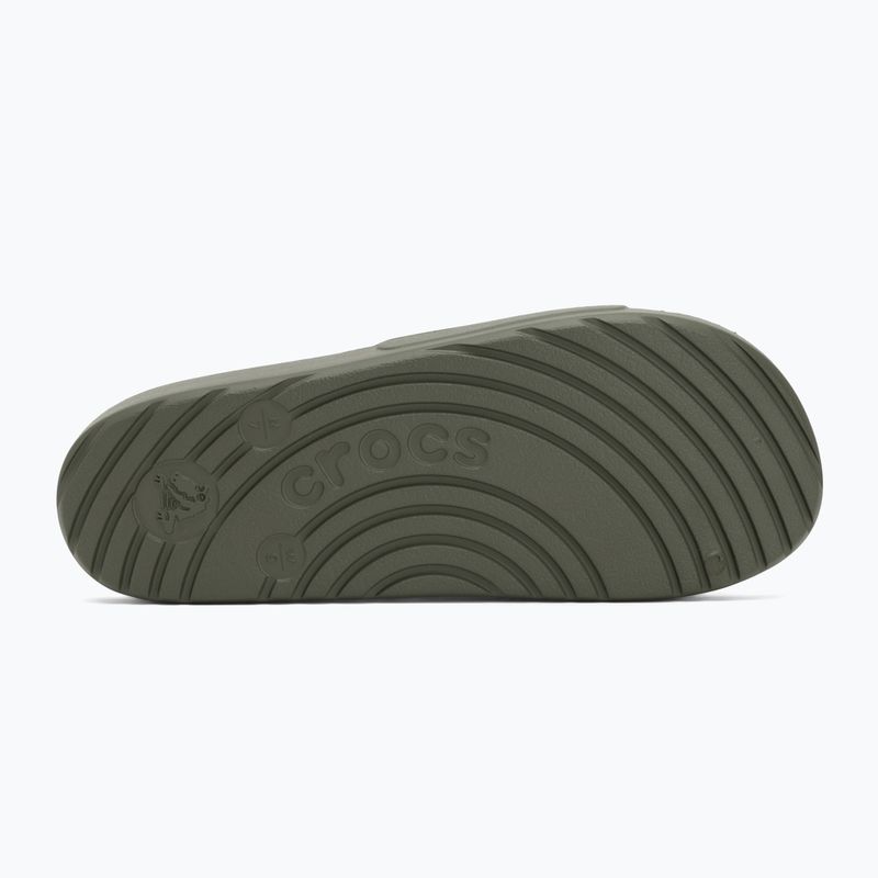 Шльопанці Crocs Slide army green 4