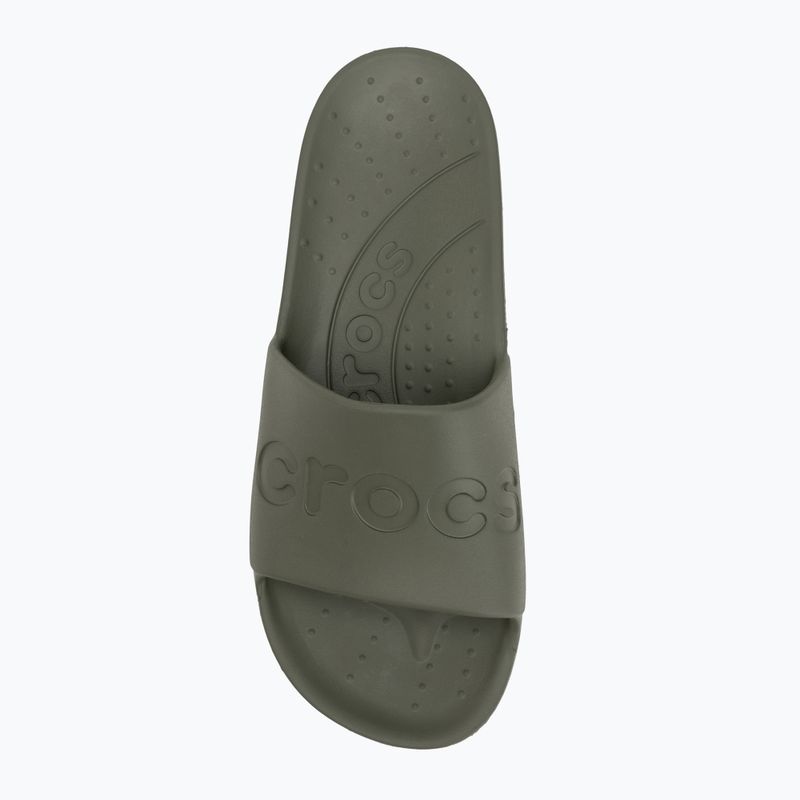 Шльопанці Crocs Slide army green 5