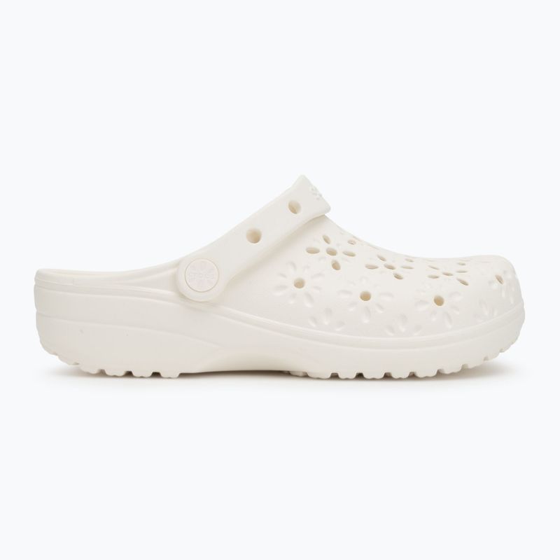 Шльопанці Crocs Classic Floral Cutout Clog chalk 3