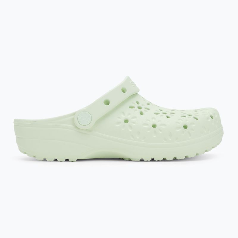 Шльопанці Crocs Classic Floral Cutout Clog jade tint 3