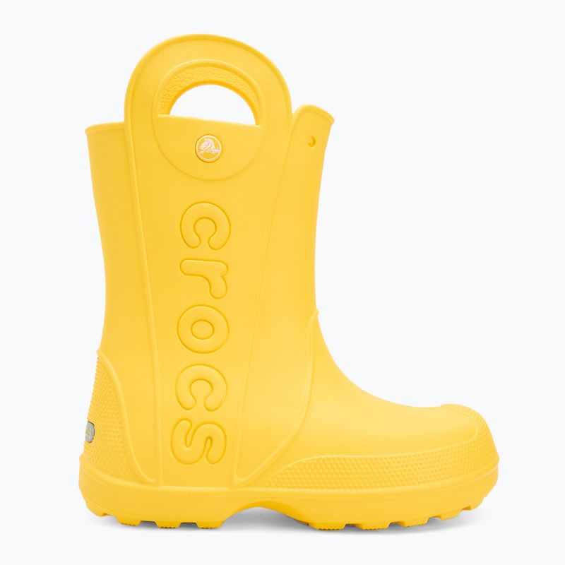 Калоші Crocs Handlwe It Rain Boot yellow 2