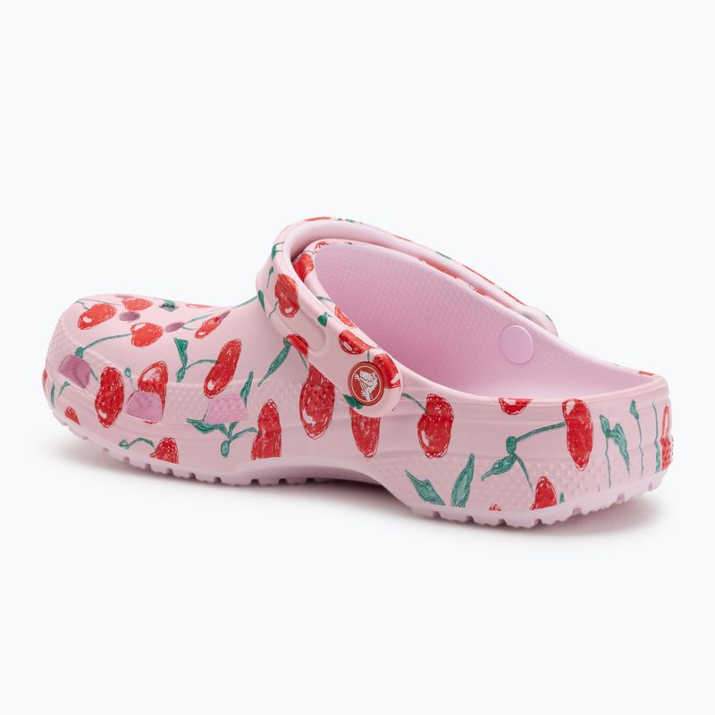 Шльопанці Crocs Classic Fresh Fruits Clog pink milk 4