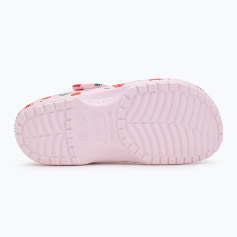 Шльопанці Crocs Classic Fresh Fruits Clog pink milk 5