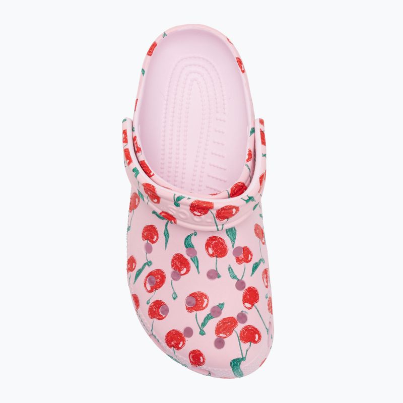 Шльопанці Crocs Classic Fresh Fruits Clog pink milk 6